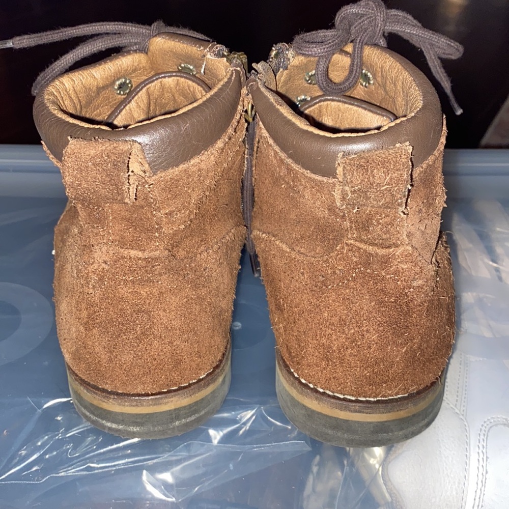 ALDO MR. B’s SUEDE LEATHER BROWN WINGTIP ANKLE BOOTS MENS - Picture 6 of 7